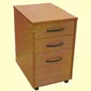 High Under Desk Mobile Pedestal
